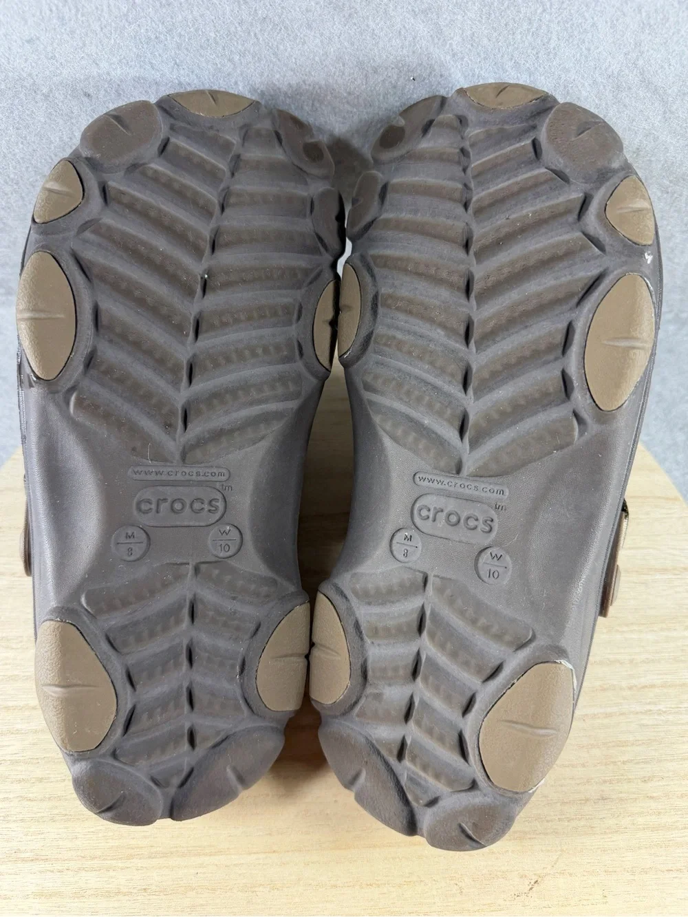 Crocs Classic All Terrain Clog Espresso Brown Mens Size 8 Womens 10